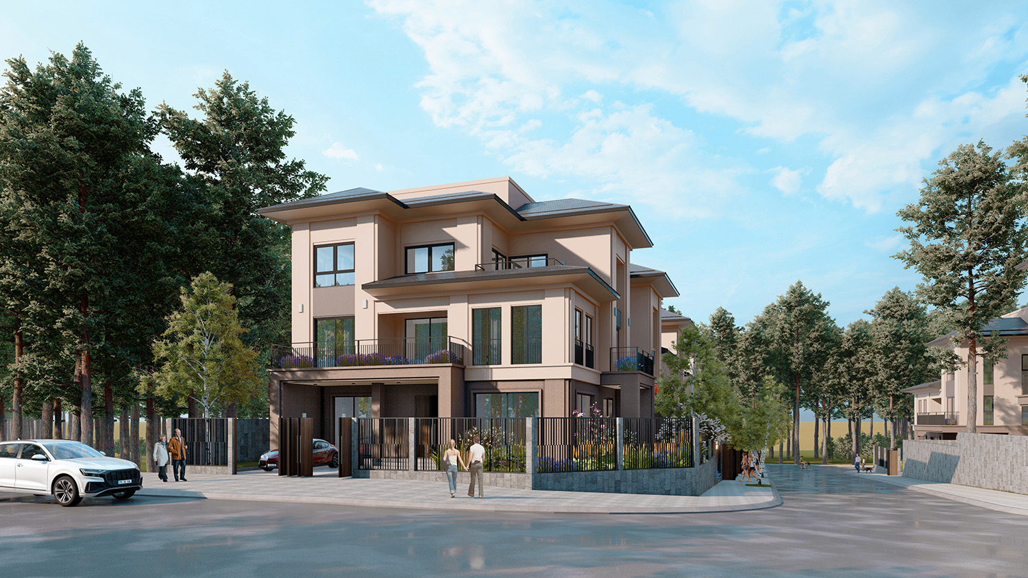 biệt thự đơn lập hòa lạc metro city