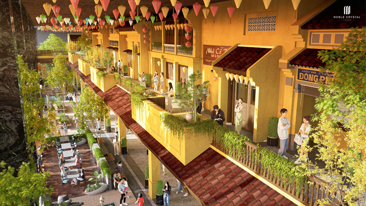 Khu ẩm thực phố cổ Hội An tại Noble Crystal Tây Hồ