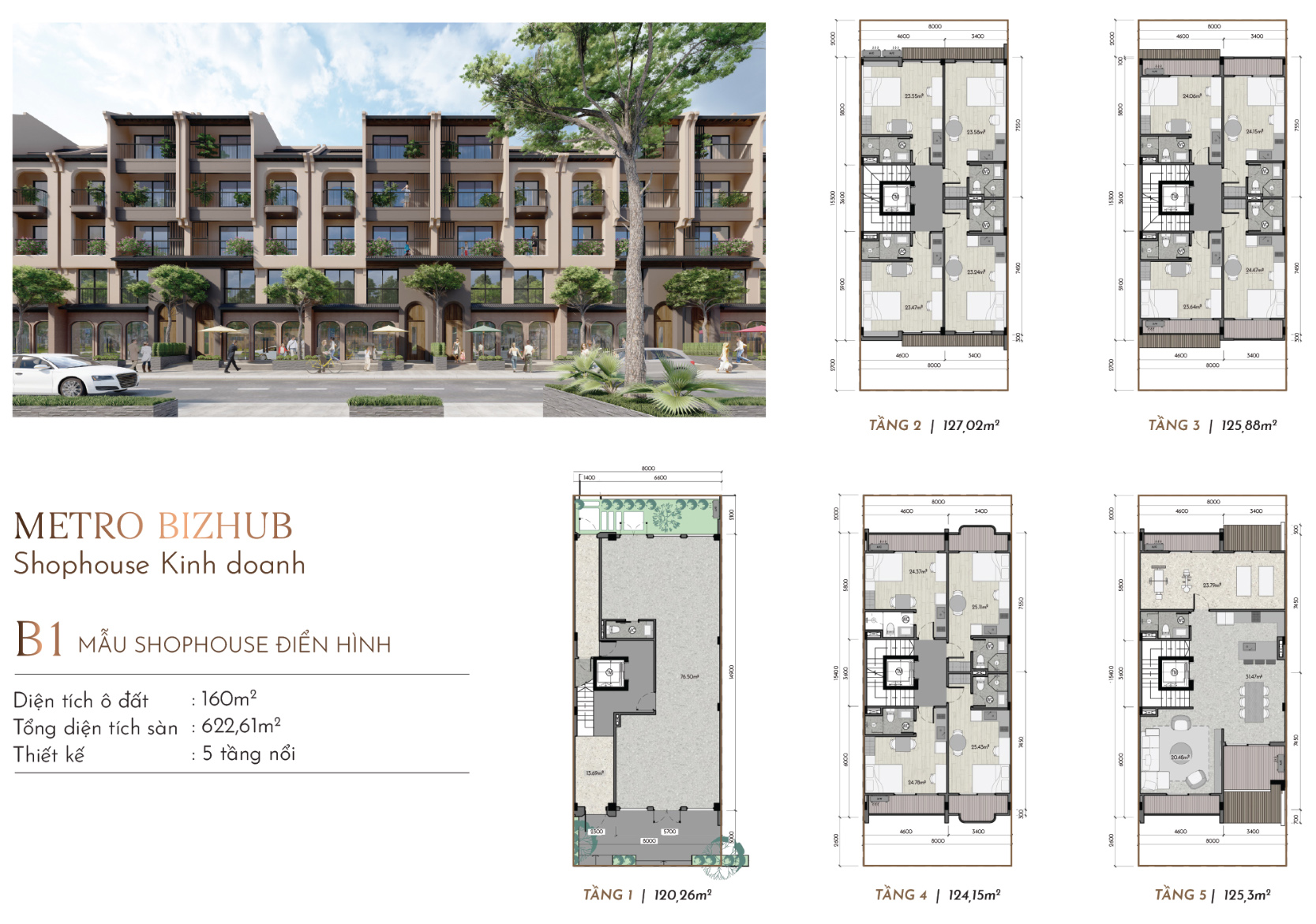 Thiết kế Shophouse Hòa Lạc Metro City