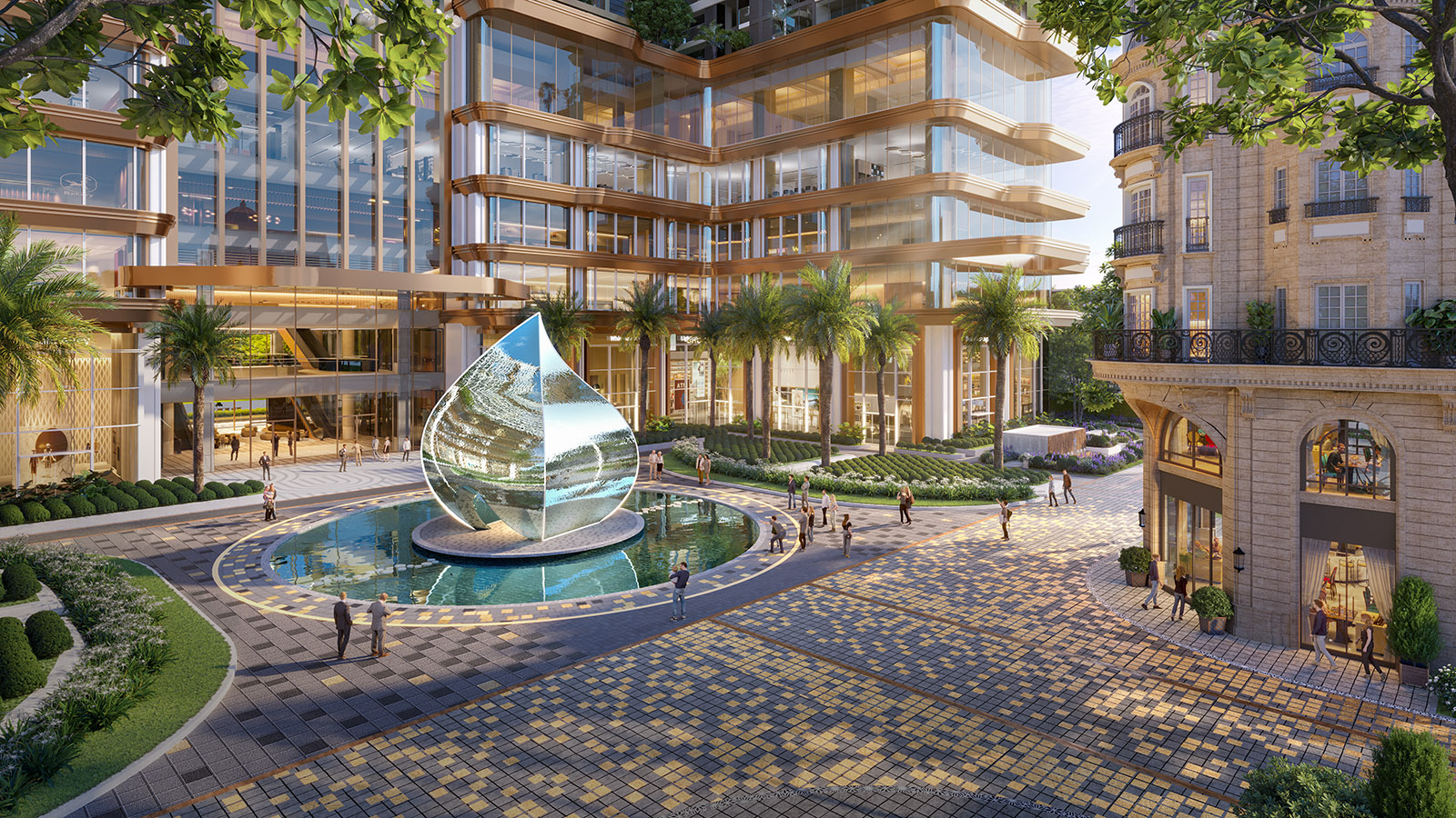 Điểm nhấn Ngọc Giữa Dòng tạo bản sắc thẩm mỹ cho Rivea Hà Nội