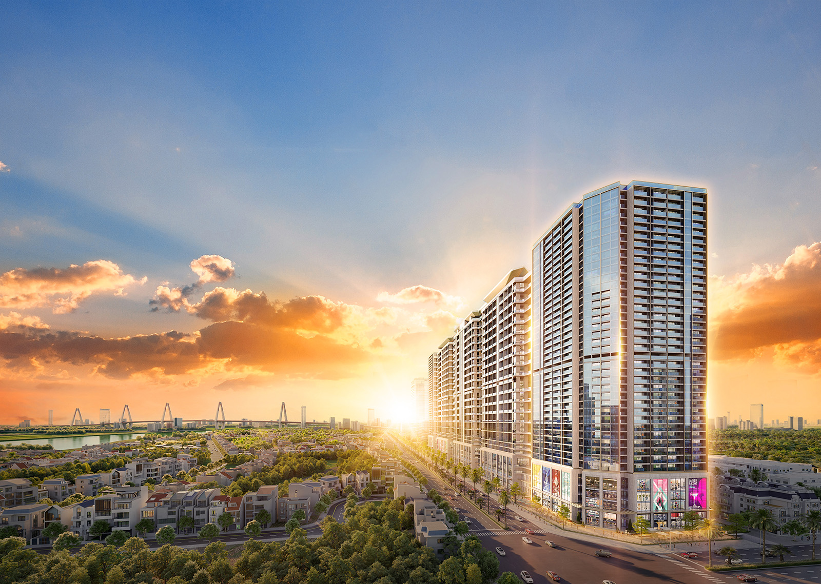 Noble Crystal Tây Hồ (phối cảnh chiều)