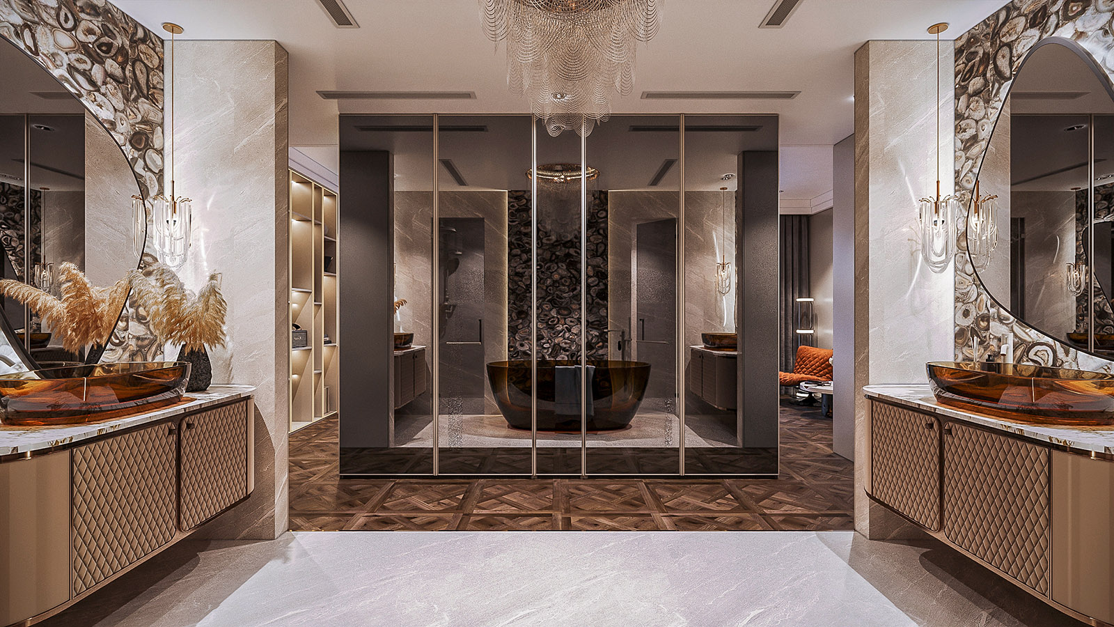 Phòng tắm thượng lưu Noble Crystal Tây Hồ