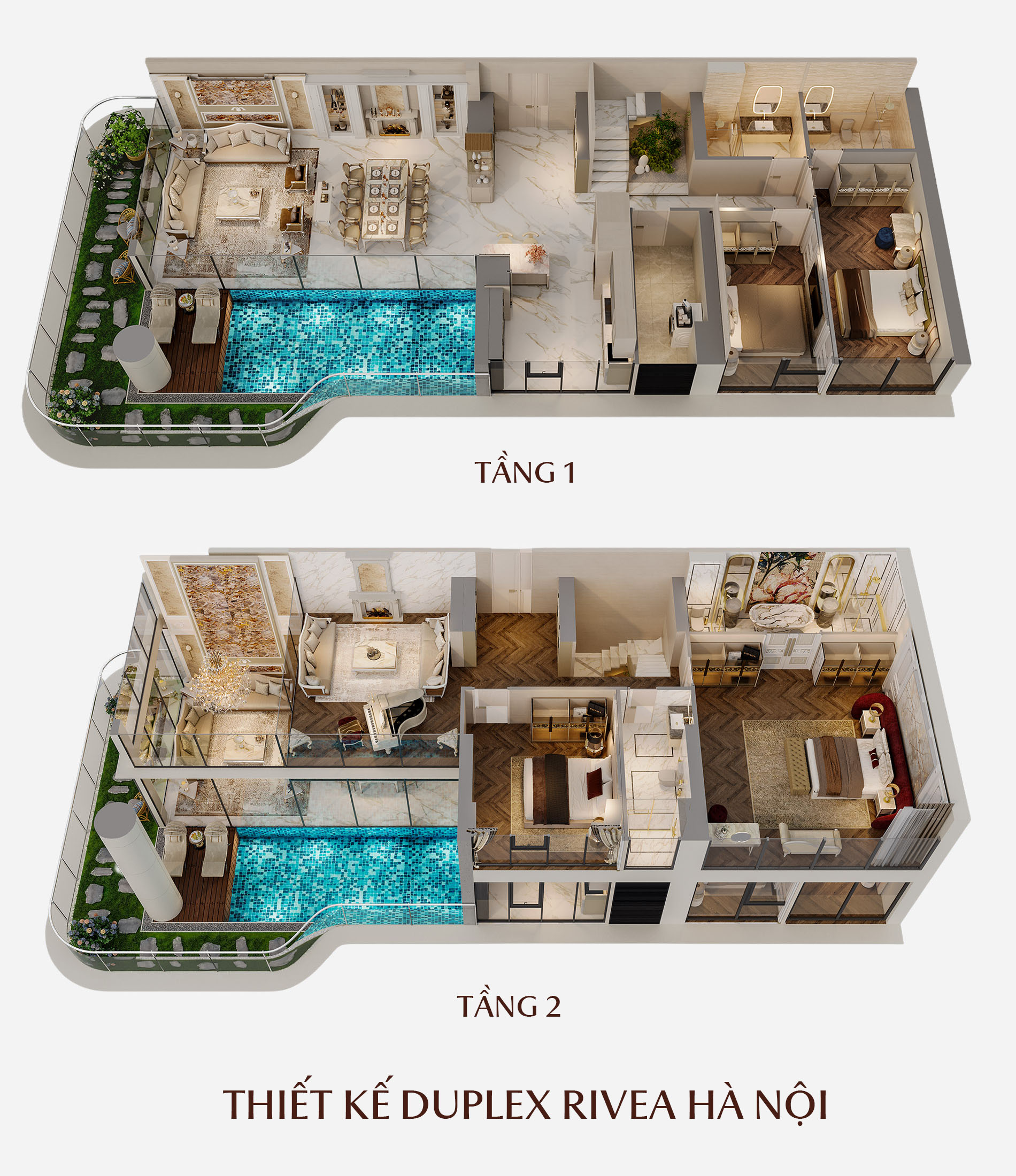 Thiết kế Duplex Rivea Hà Nội