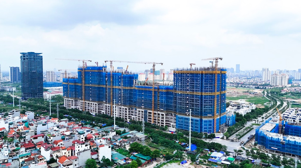 Tiến độ Noble Crystal Tây Hồ cập nhật tháng 7/2025